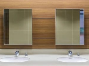 mechanisch Toepassen weekend Infrarood verwarming spiegel voorkomt condens in badkamer